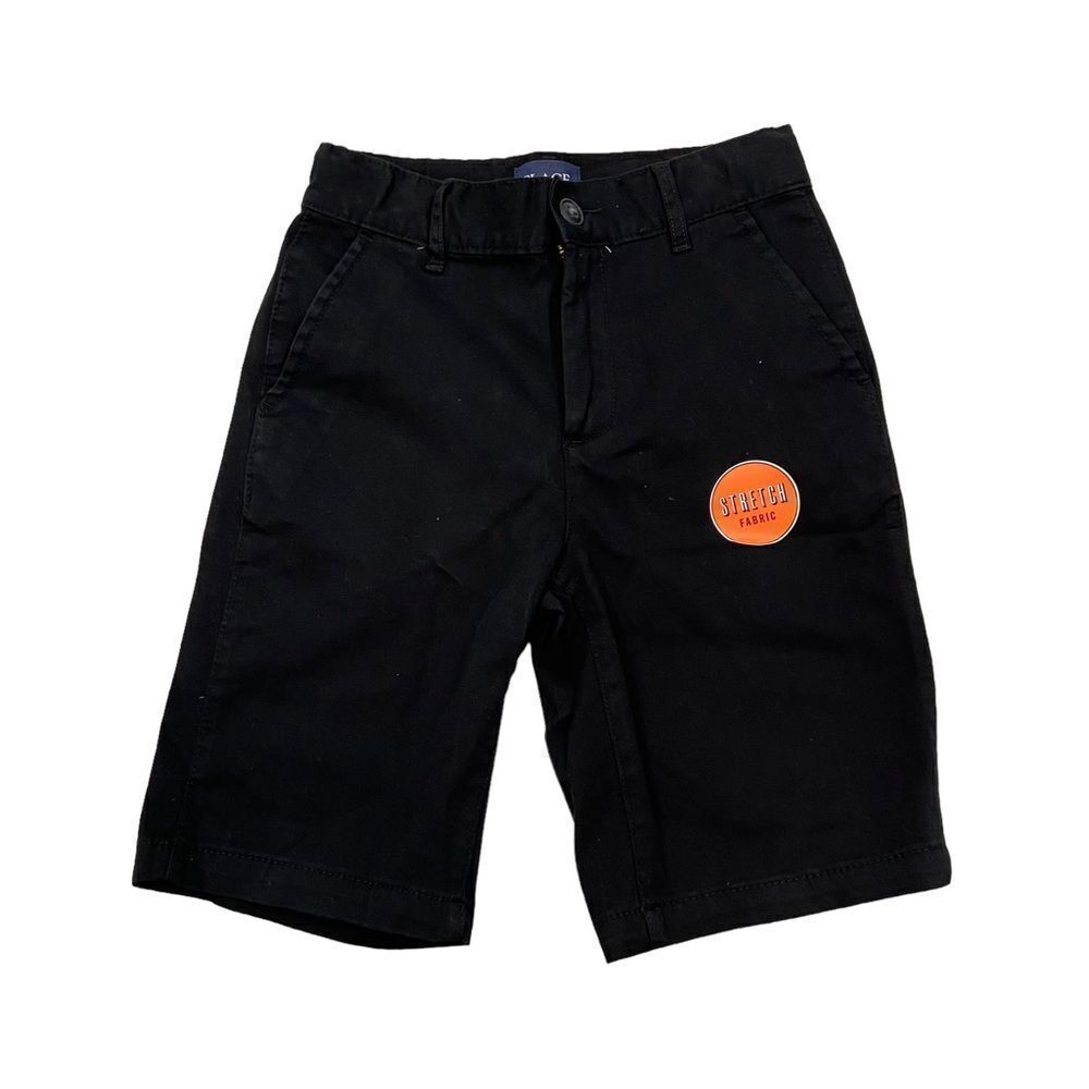 New with Tags The Children’s‎ Place Boys Black Stretch Adjustable Waist Shorts 8